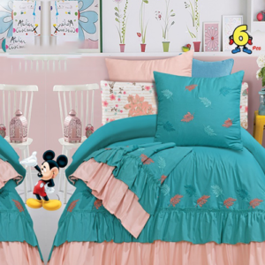 طقم ملاية سرير اطفال - اكسلانس موديل جوجو كيدز  - 6 قطع