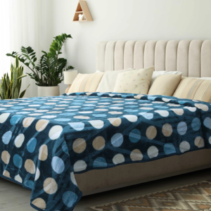 بطانية قطيفة زبدية رومانس - 220×240 سم - متعدد الالوان