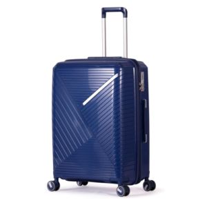 حقيبة سفر لون أزرق - مصنوعة من البولي بروبيلين - مقاس 70 سم - مزودة بهيكل فولاذي وعجلات متحركة وقابلة للتوسيع