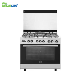 بوتاجاز غازهيرو ماستر كوك يونيون اير - 5 شعلة - امان كامل، 90×60 سم، C69SS-DC-443-IFS-A-HERO MASTER COOK